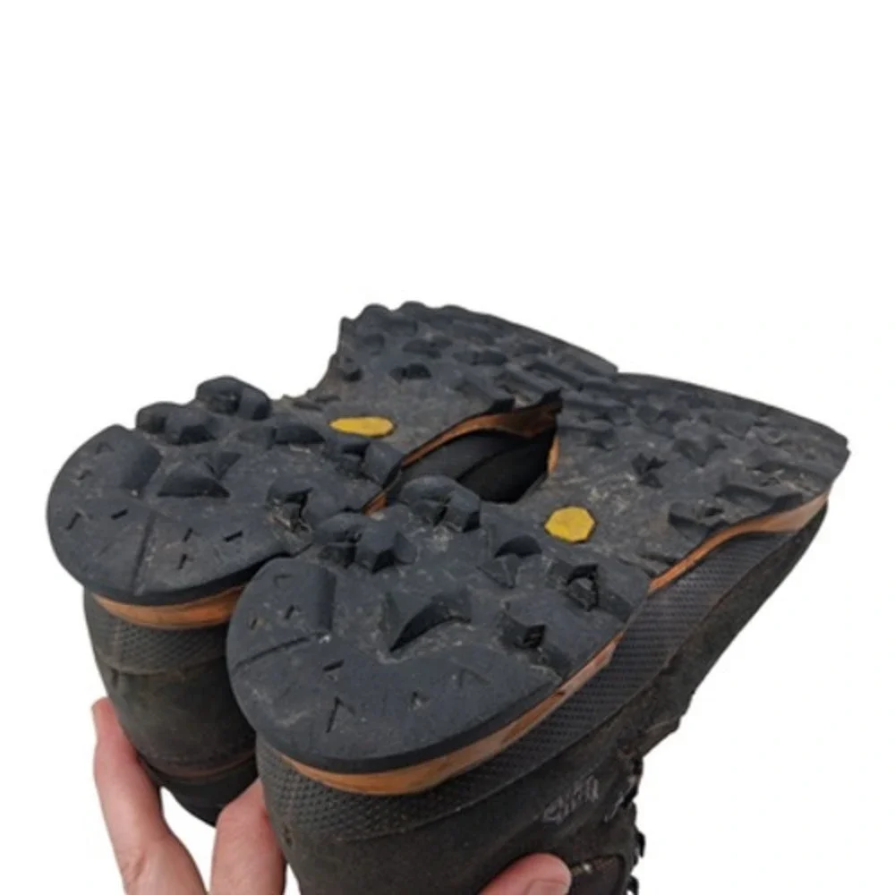 Hanwag Snow Boots Mens Size 9.5 Brown Suede Vibram Winter  display picture 1